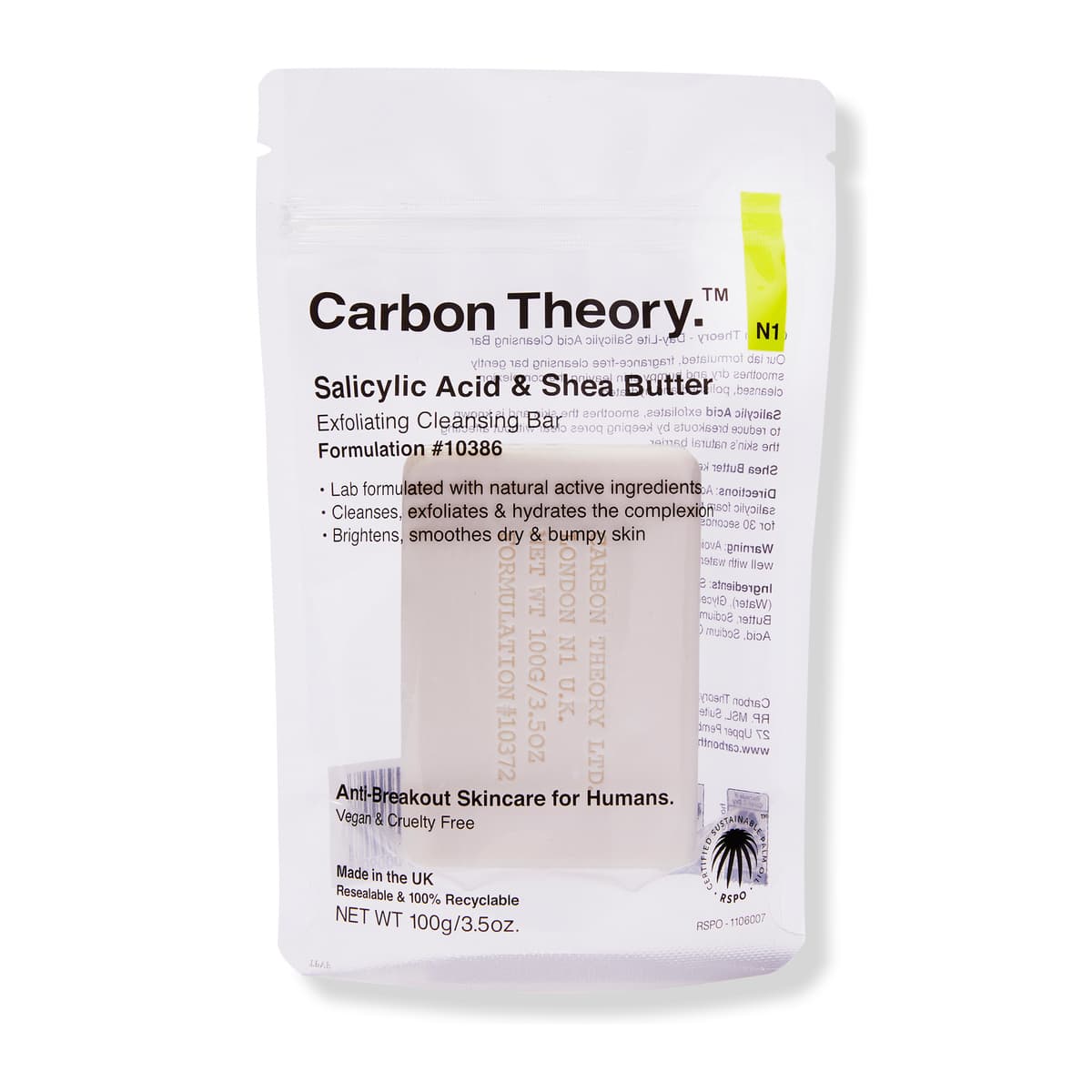 Salicylic Acid & Shea Butter Exfoliating Cleansing Bar