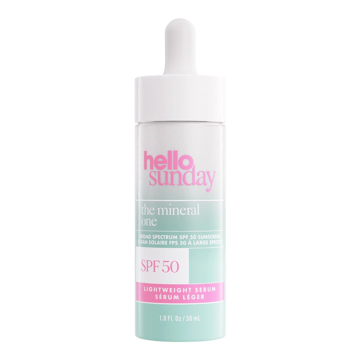 The Mineral One SPF 50 Hydrating and Luminating Face Serum with Hyaluronic Acid