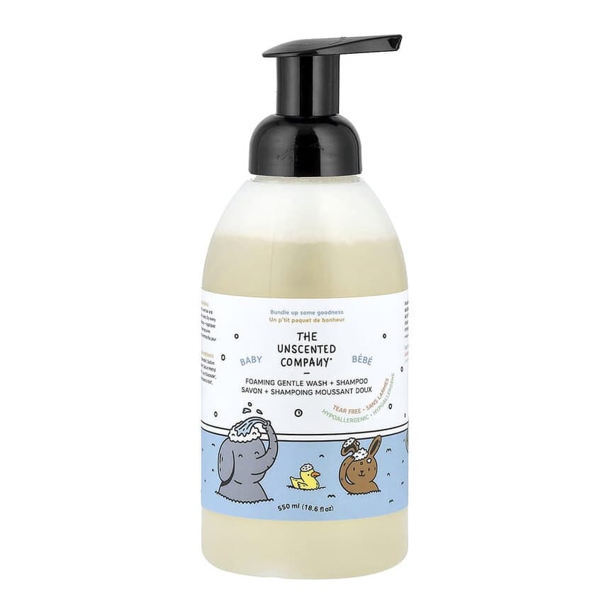 Baby, Foaming Gentle Wash + Shampoo