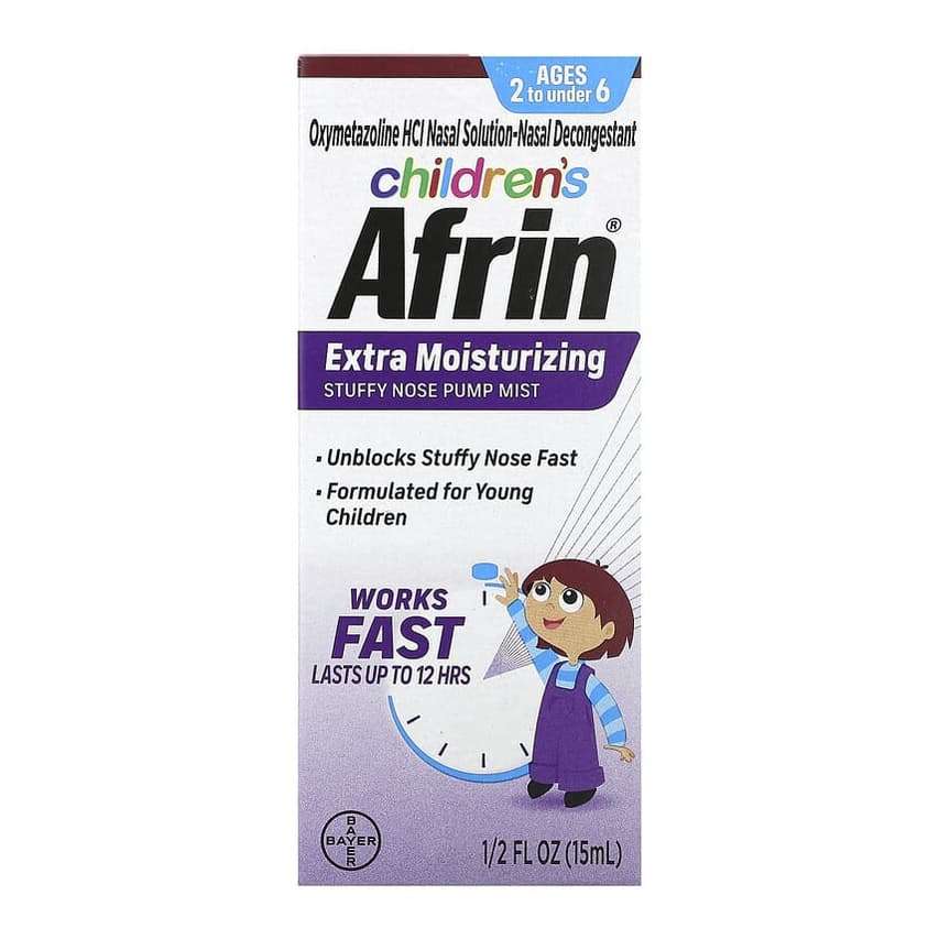 Children's, Extra Moisturizing Stuffy Nose Pump Mist, Ages 2 to Under 6