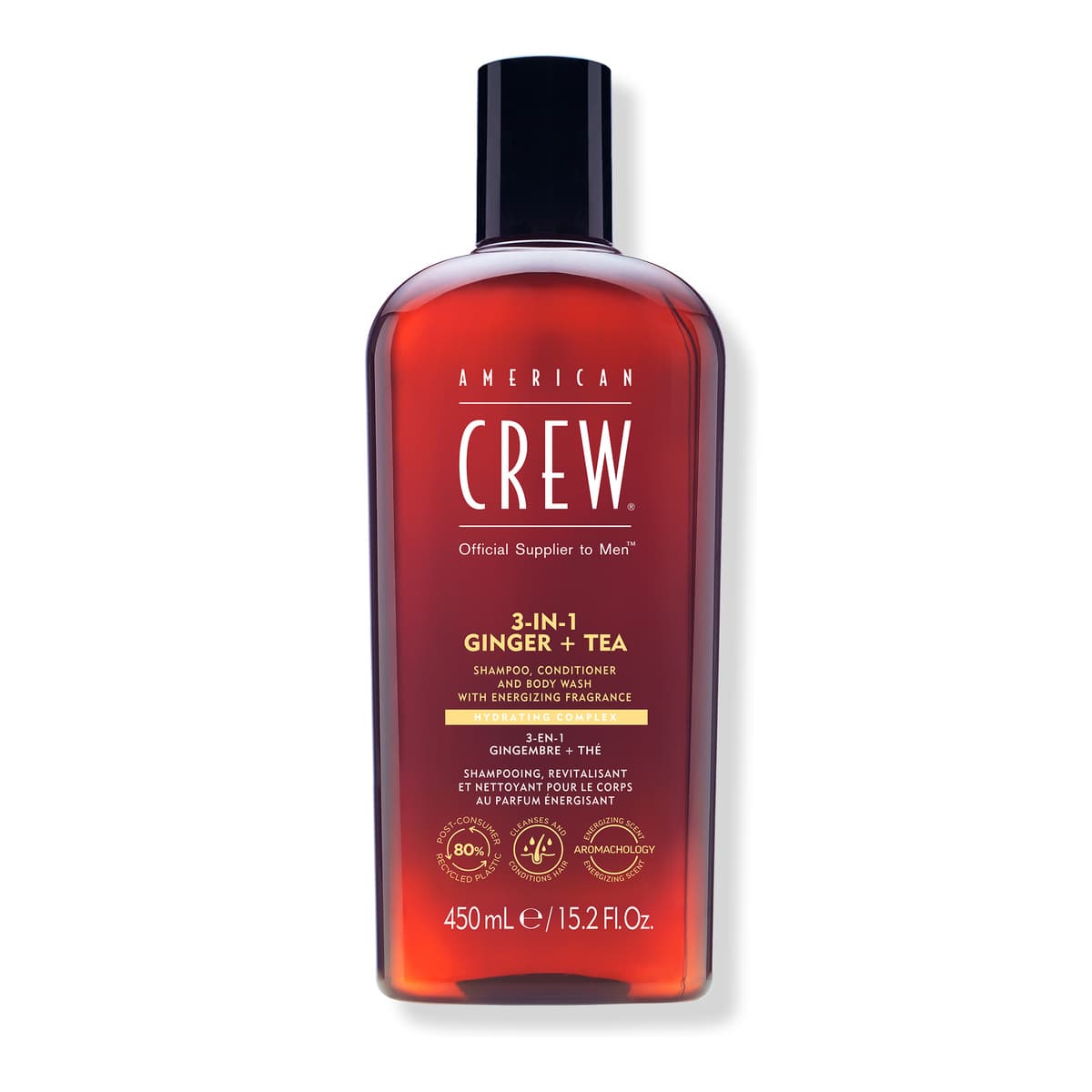 3-in-1 Ginger + Tea Shampoo, Conditioner and Body Wash