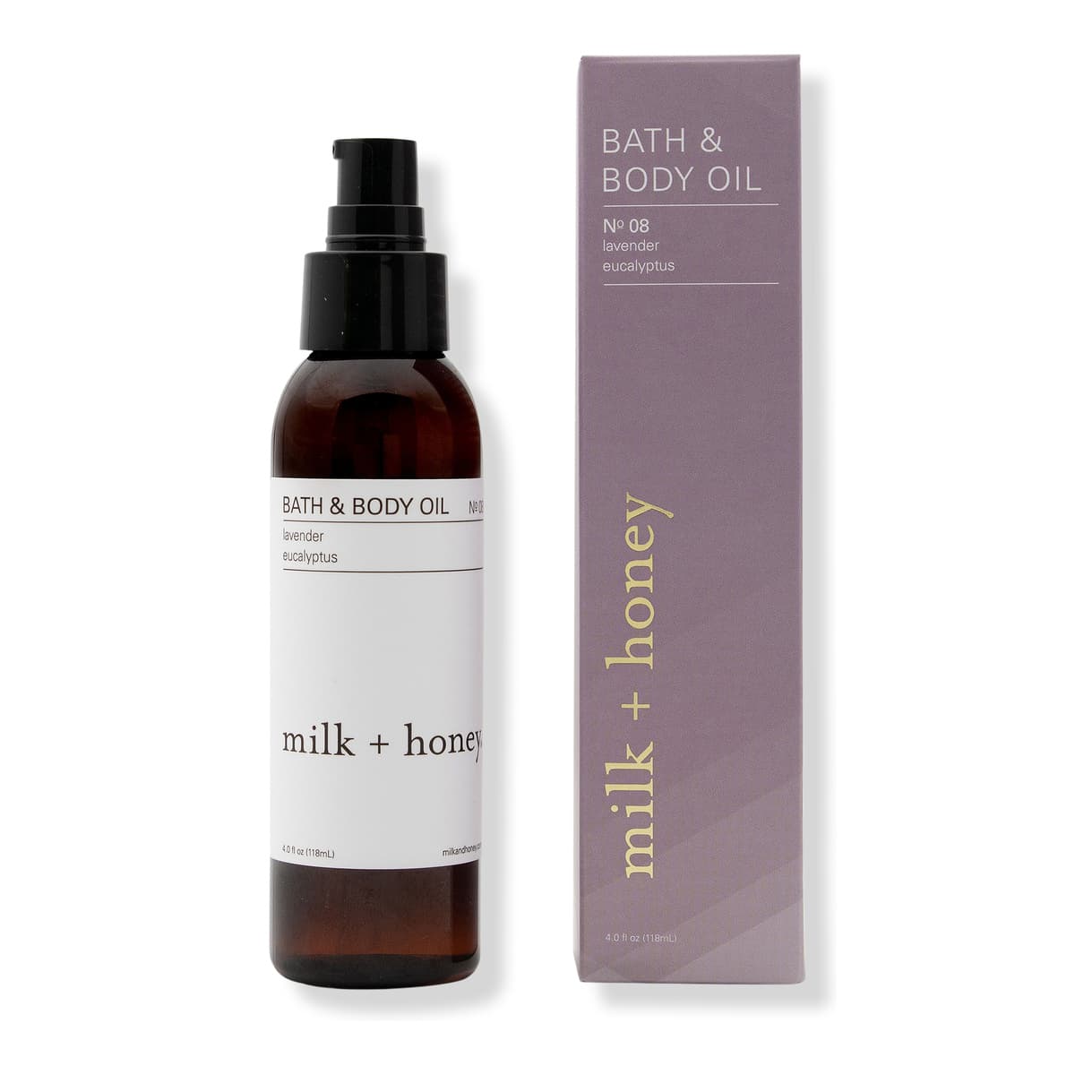 Lavender, Eucalyptus Bath & Body Oil No.08