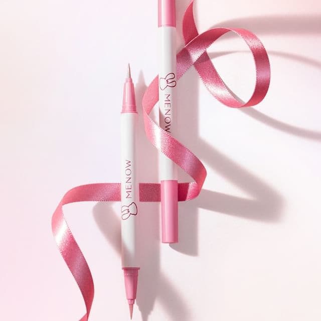 Dreamy Dual-Head Shimmer Liquid Eyeliner Pen, #01 Lychee Ice Cream