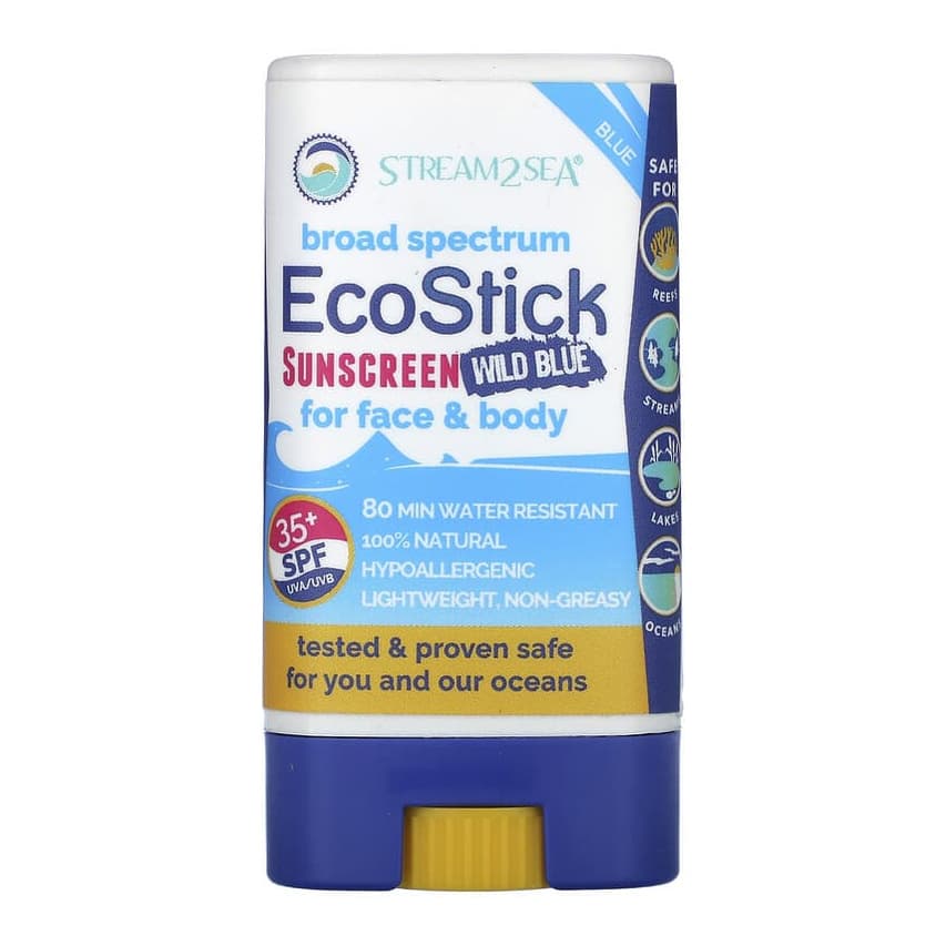 EcoStick Sunscreen Wild Blue, SPF 35+