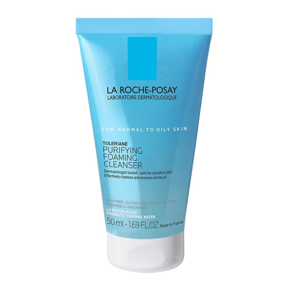 Travel Size Purifying Foaming Face Cleanser for Normal, Oily and Sensitive Skin