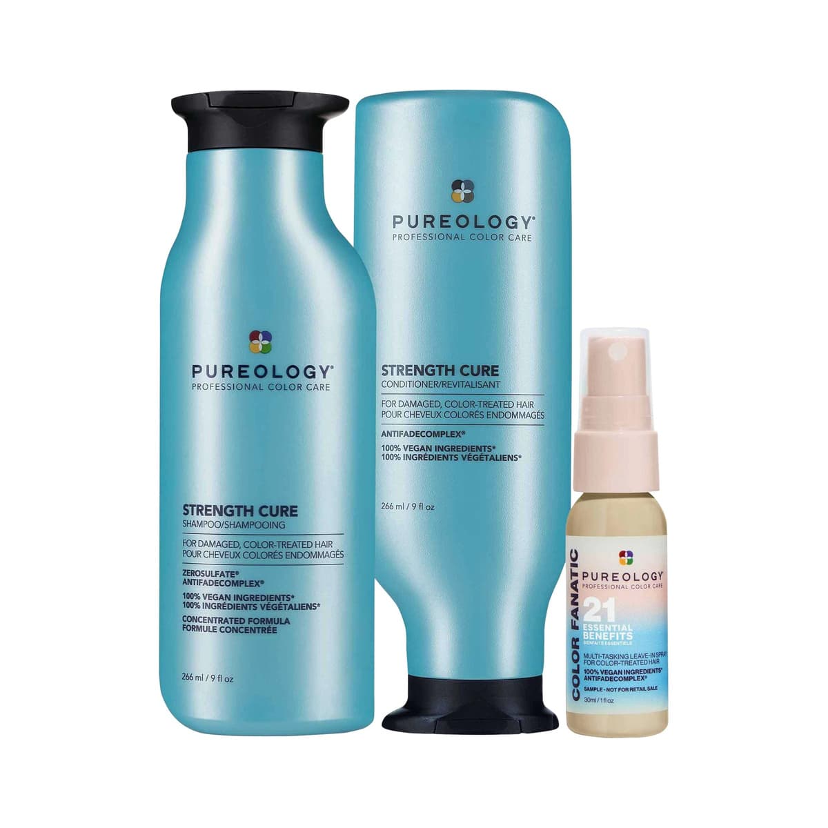Strength Cure and Color Fanatic Hair Set for Damaged Hair