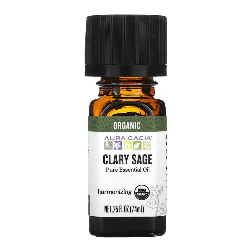 Pure Essential Oil, Organic Clary Sage
