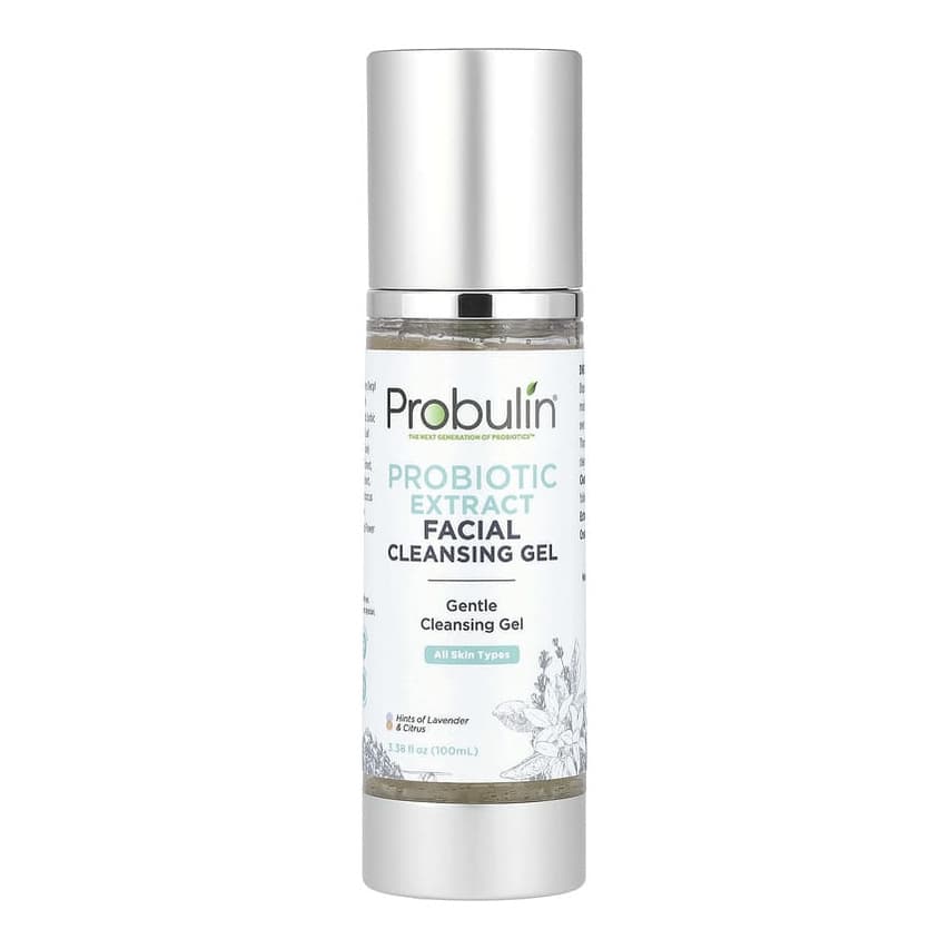 Probiotic Extract Facial Cleansing Gel, Lavender & Citrus