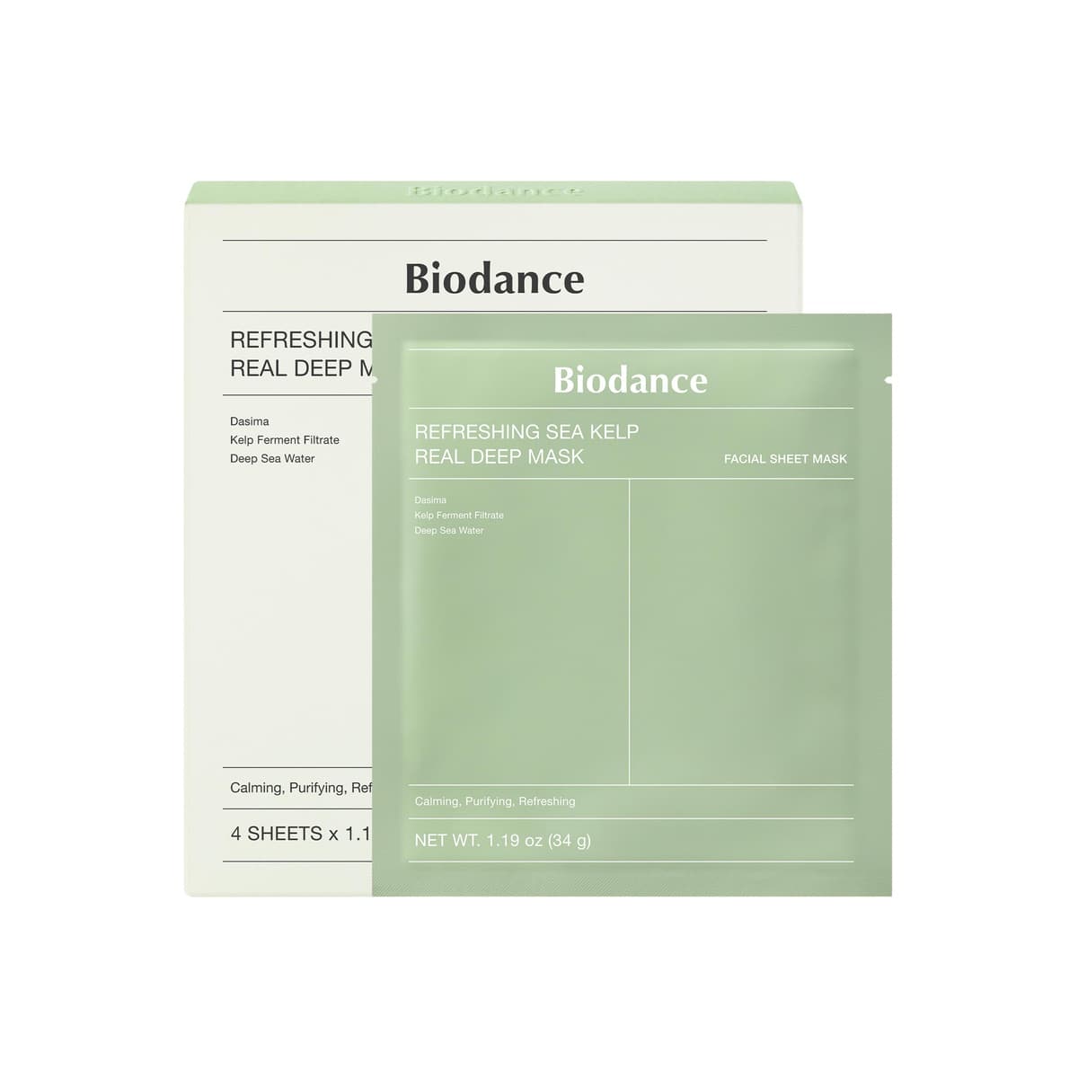 Refreshing Sea Kelp Real Deep Mask for Calming & Sebum Control