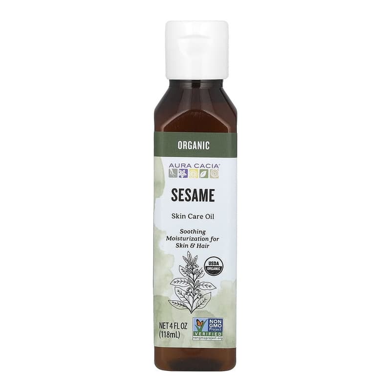 Organic Skin Care Oil, Sesame