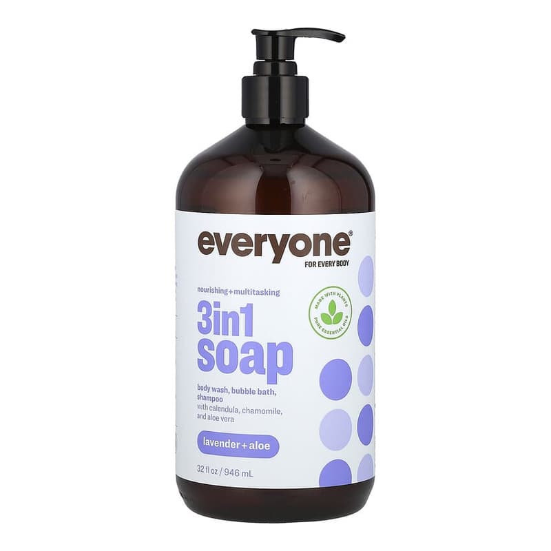 3 in 1 Soap, Lavender + Aloe