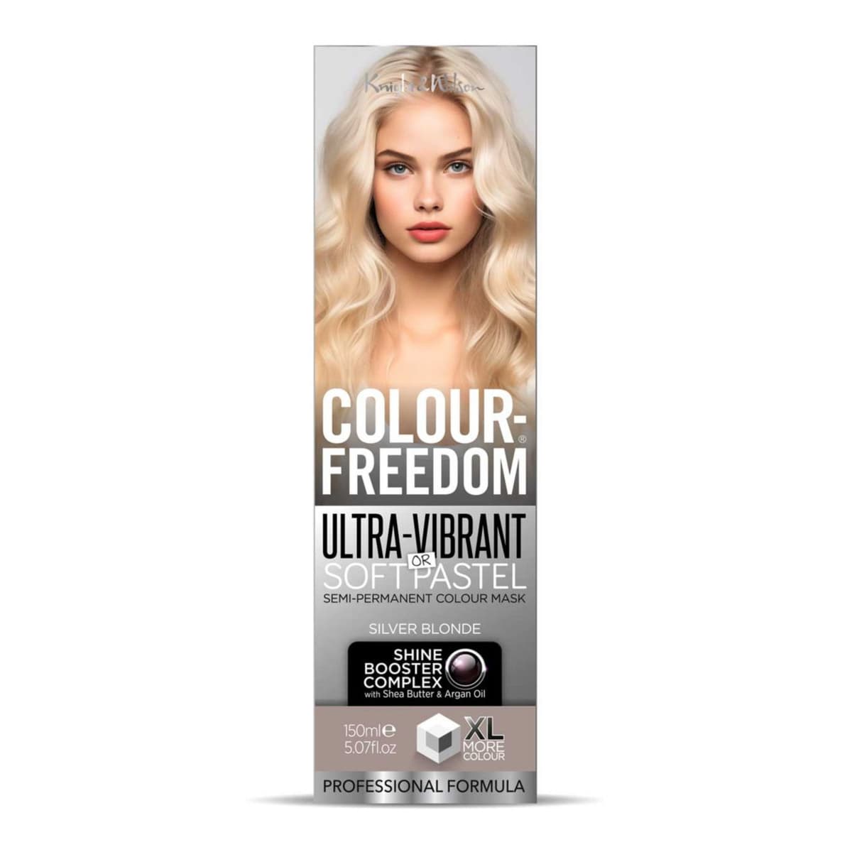 Colour Freedom Silver Blonde Semi Permanent Hair Dye.