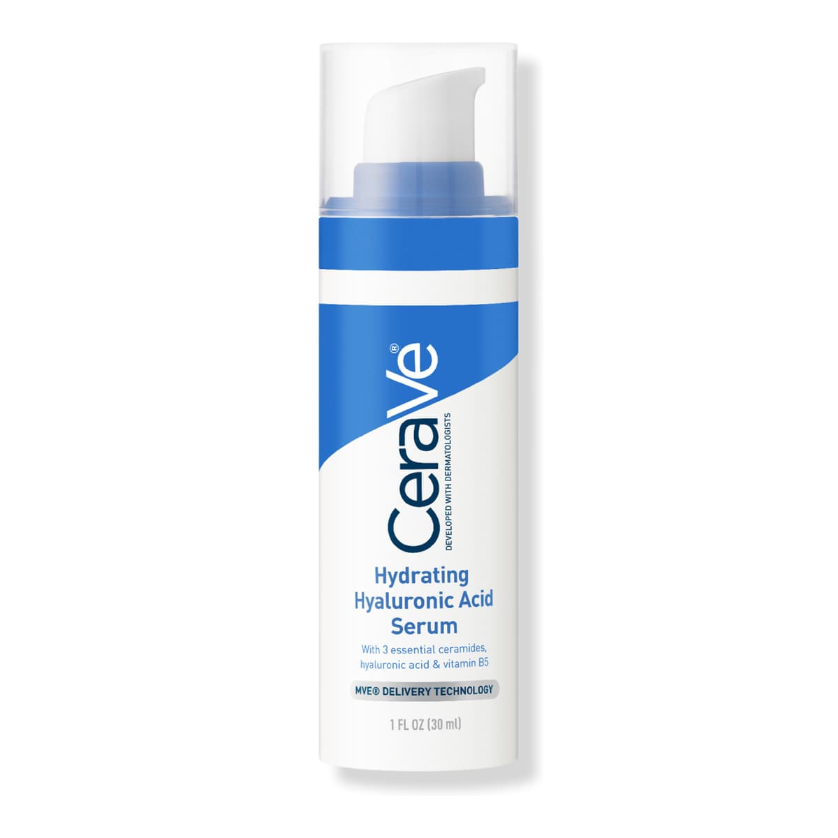 Hydrating Hyaluronic Acid Face Serum with Vitamin B5 for Dry Skin
