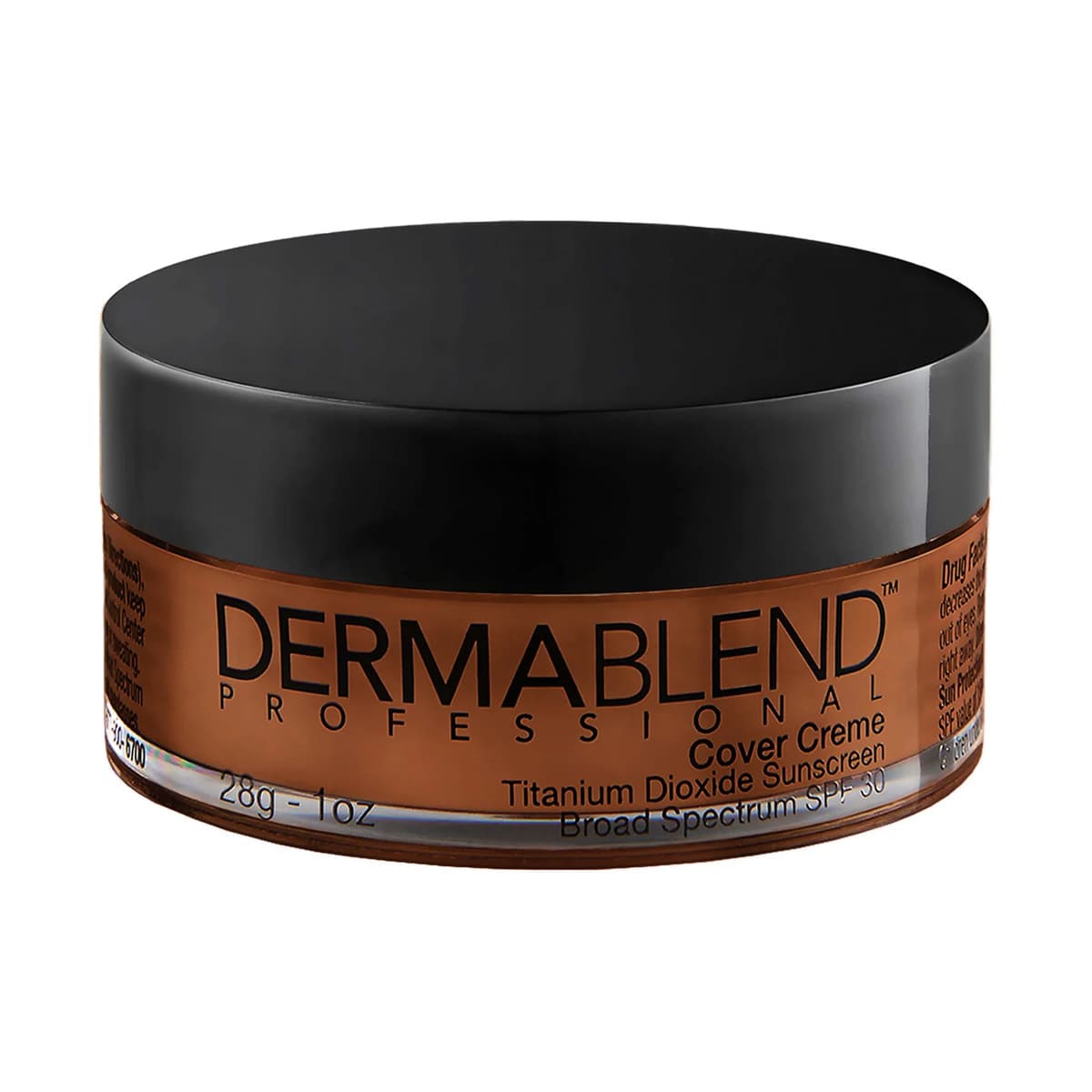 Cover Creme Full Coverage Foundation with SPF 30, #80 Warm - Chocolate Brown