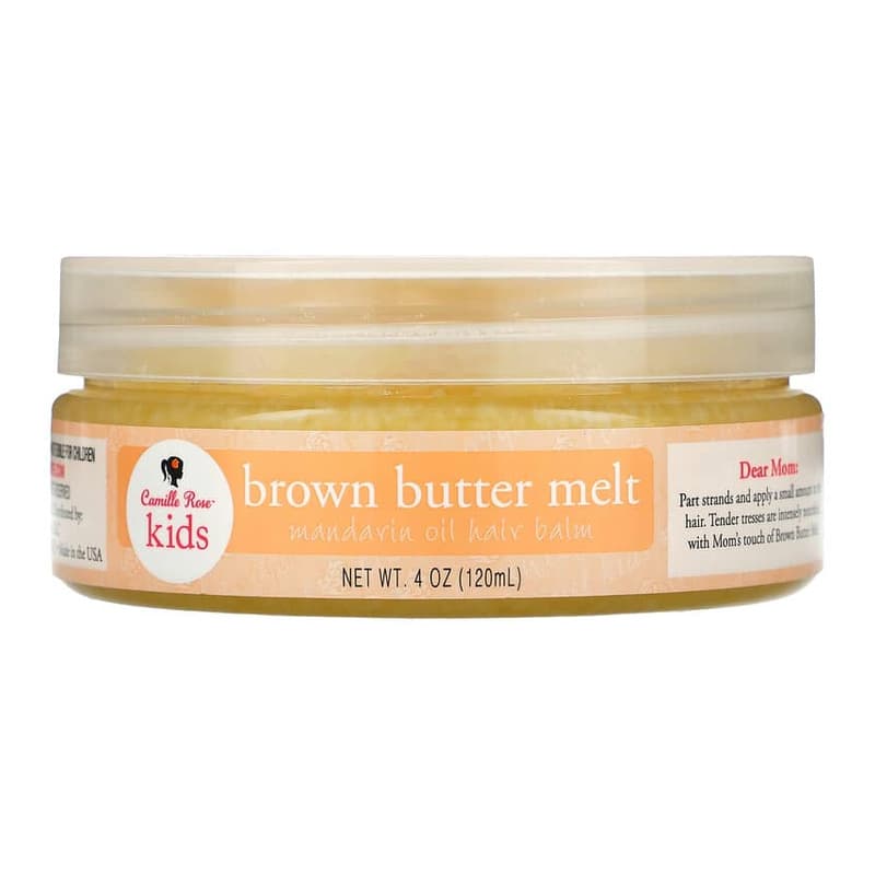 Kids, Brown Butter Melt, Mandarin Oil Hair Balm