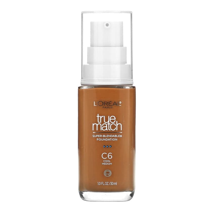 True Match, Super-Blendable Foundation, C6 Cool Medium