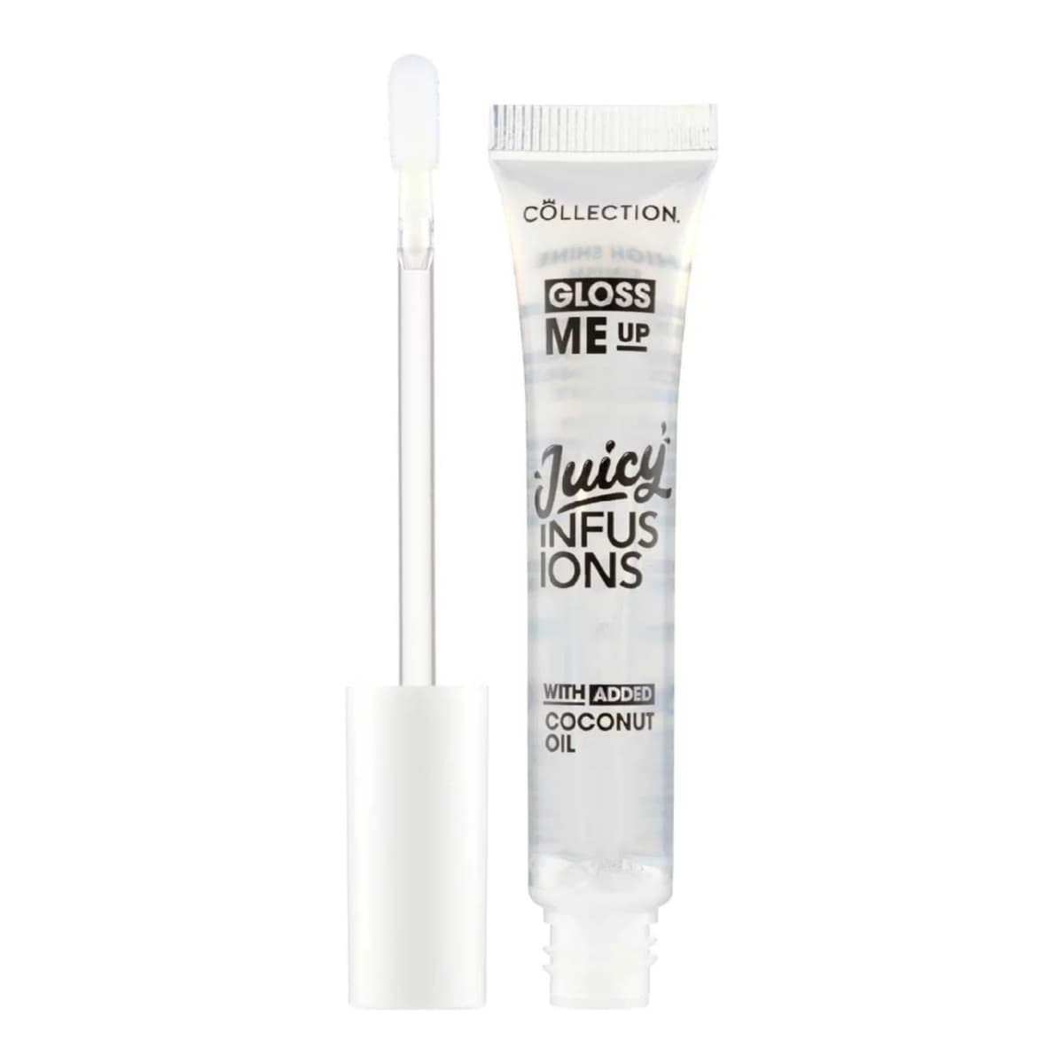 Gloss Me Up Juicy Infusion Lip Gloss, clearly coconut