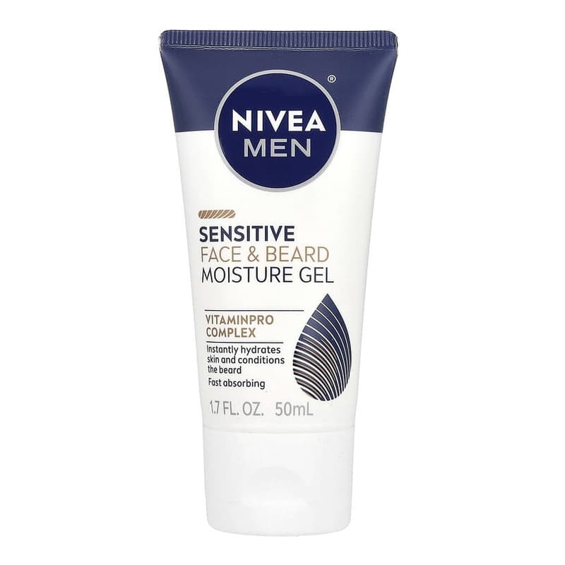 Men, Sensitive Face & Beard Moisture Gel