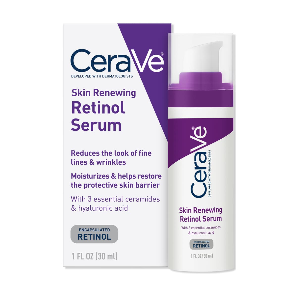 Skin Renewing Retinol Serum, Anti-Aging Face Serum for All Skin Types