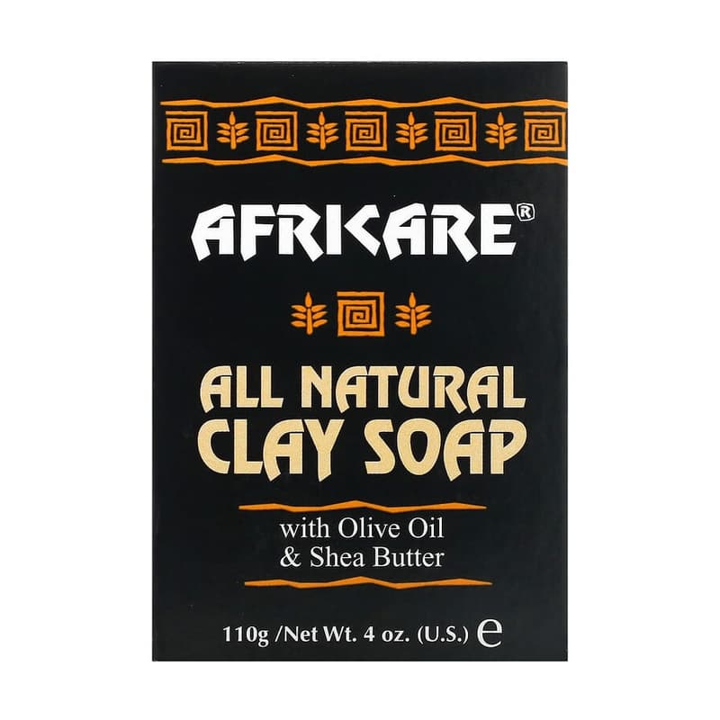 Africare, All Natural Clay Soap with Olive Oil & Shea Butter