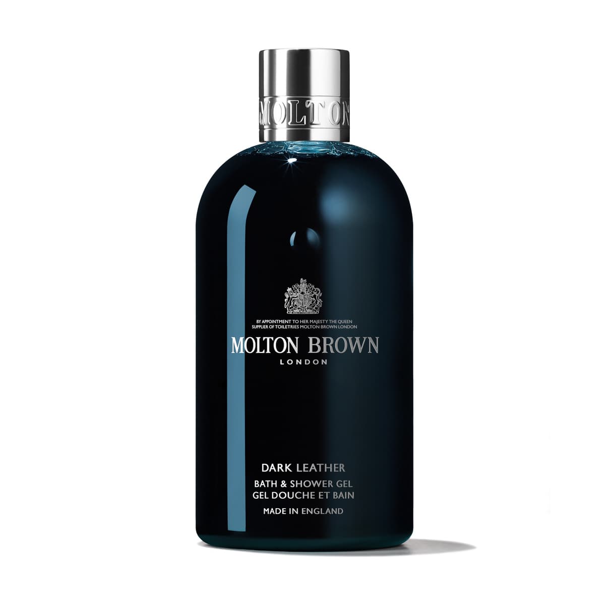 Dark Leather Bath and Shower Gel