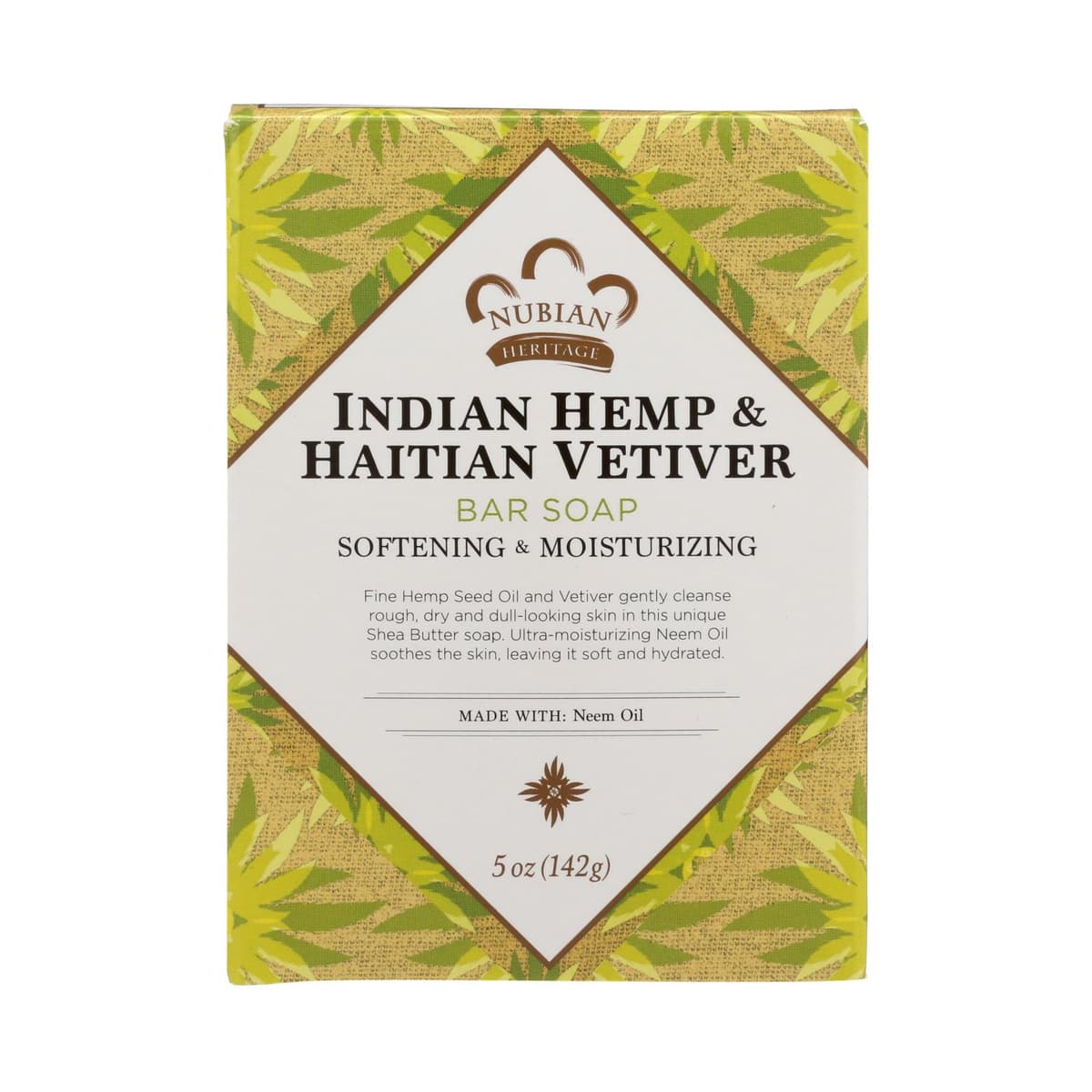 Softening and Moisturizing Indian Hemp and Haitian Vetiver Bar Soap