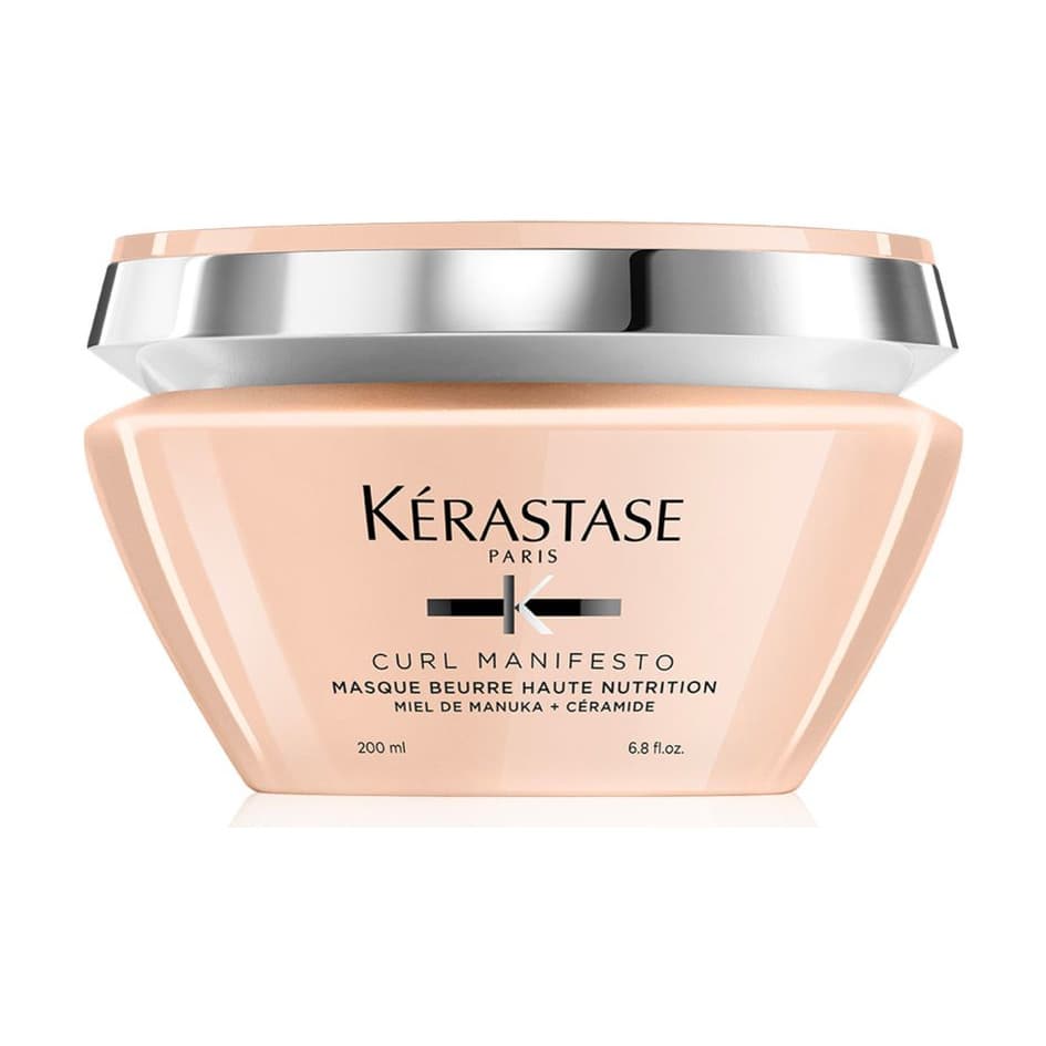 Kérastase Curl Manifesto, Extra-Rich Nourishing Mask, For Curly Hair, With Manuka Honey, Masque Beurre Haute Nutrition