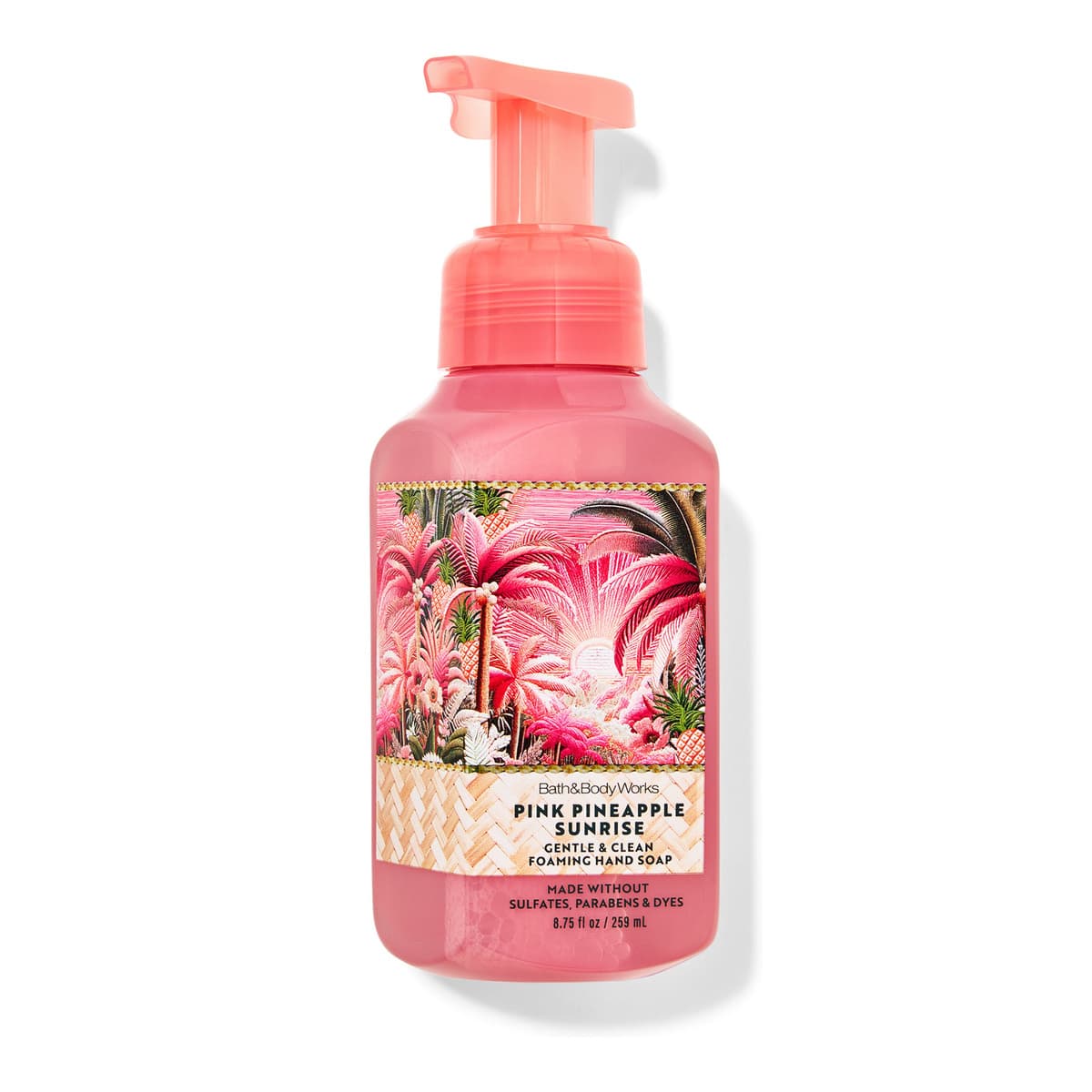 Pink Pineapple Sunrise, Gentle & Clean Foaming Hand Soap