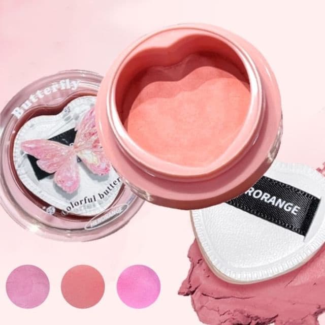 Butterfly Rhyme Air Powder Blusher Cream, #01