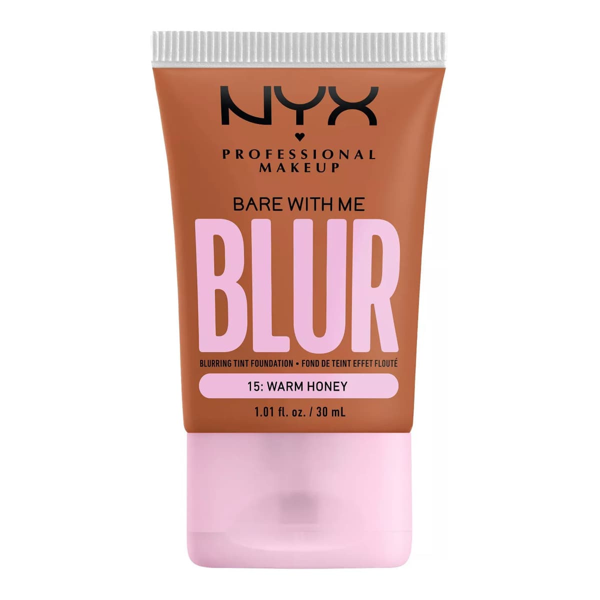 Bare With Me Blur Tint Soft Matte Foundation, #15 Warm Honey