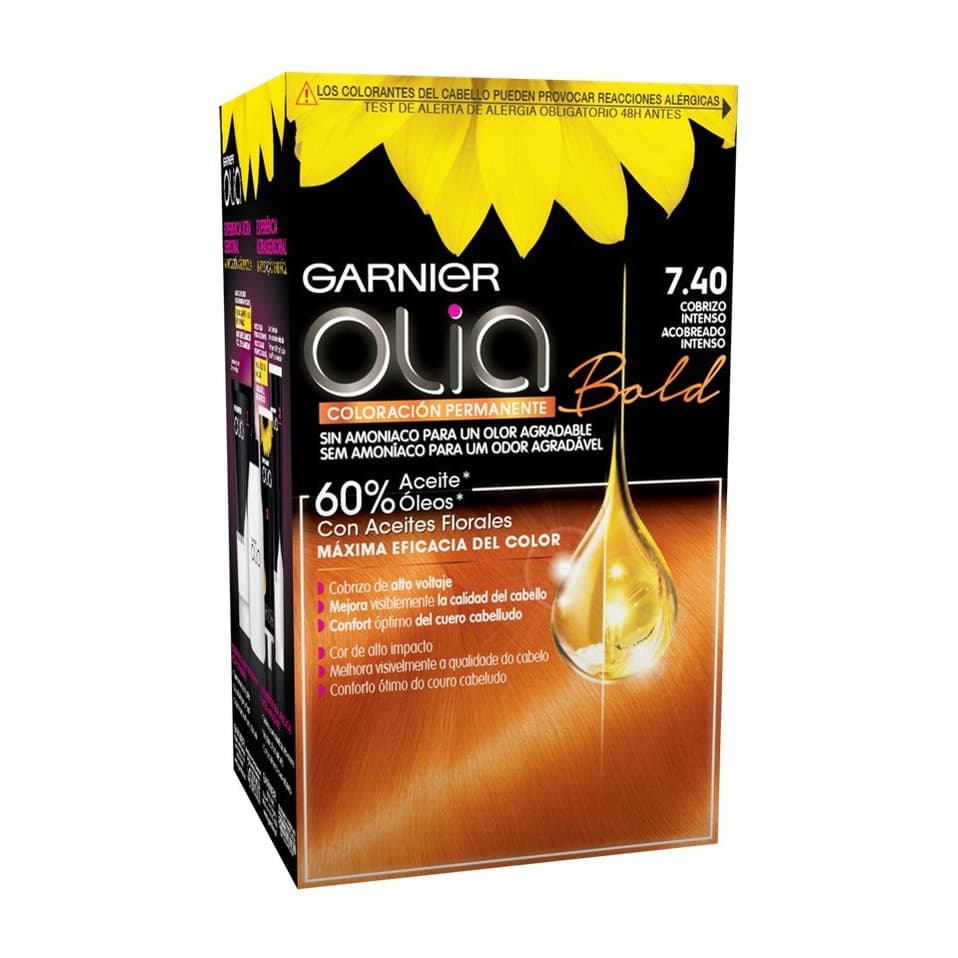 Olia Permanent Hair Dye 7.40