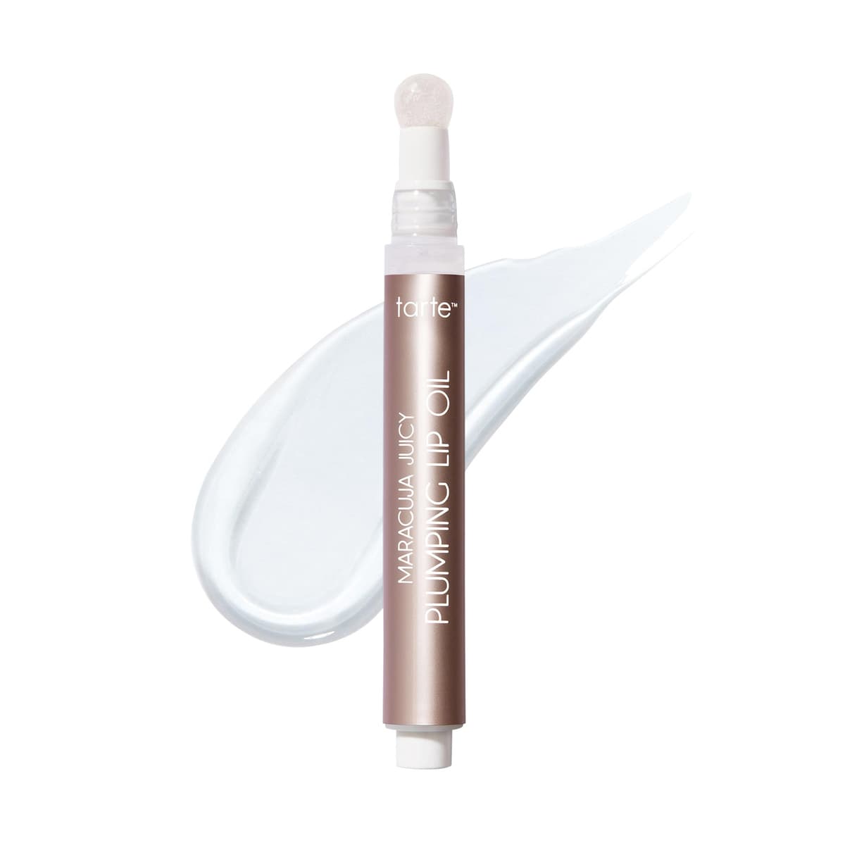 maracuja juicy plumping lip oil, clear