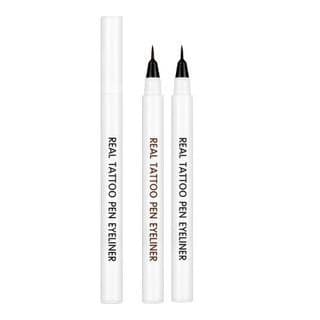 Real Tattoo Pen Eyeliner, #01 Deep Black