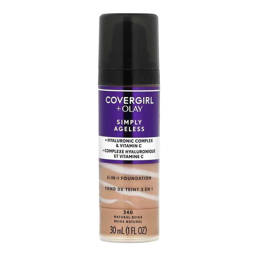 Olay Simply Ageless, 3-in-1 Foundation, #240 Natural Beige