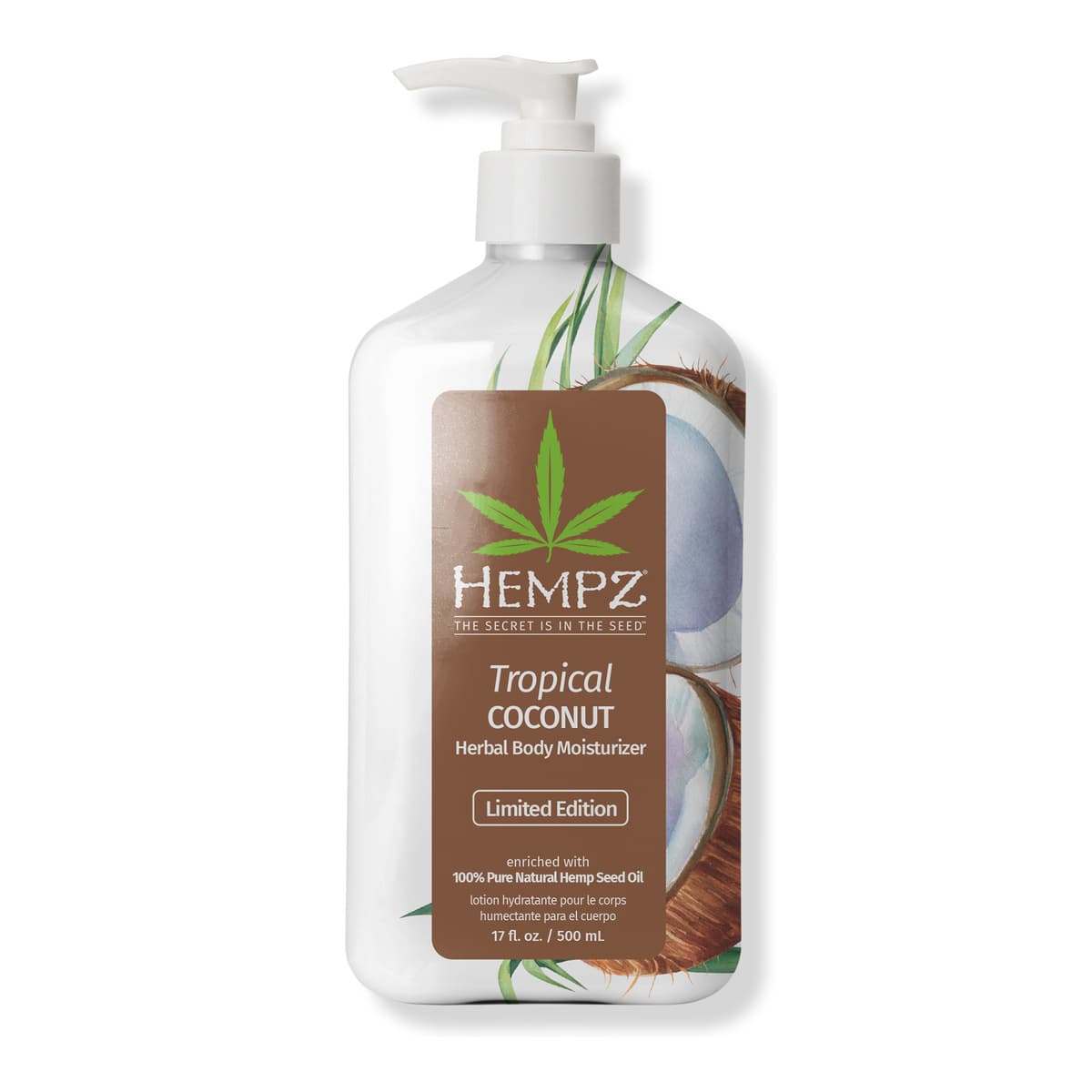 Limited Edition Tropical Coconut Herbal Body Moisturizer