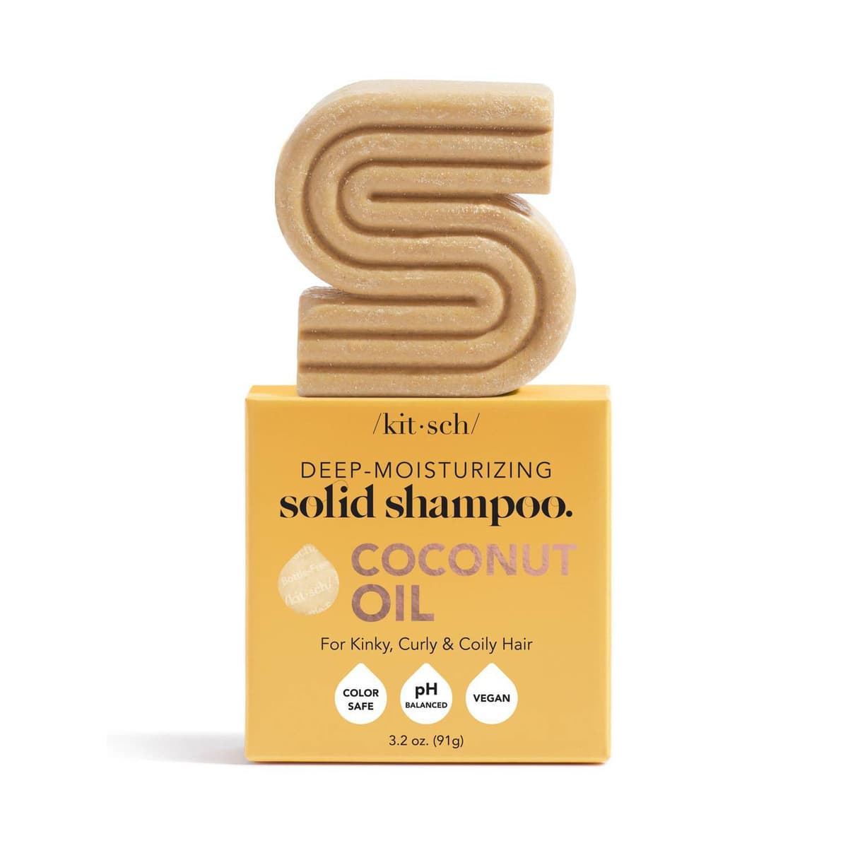 Mass Coconut Oil Deep-Moisturizing Solid Shampoo Bar