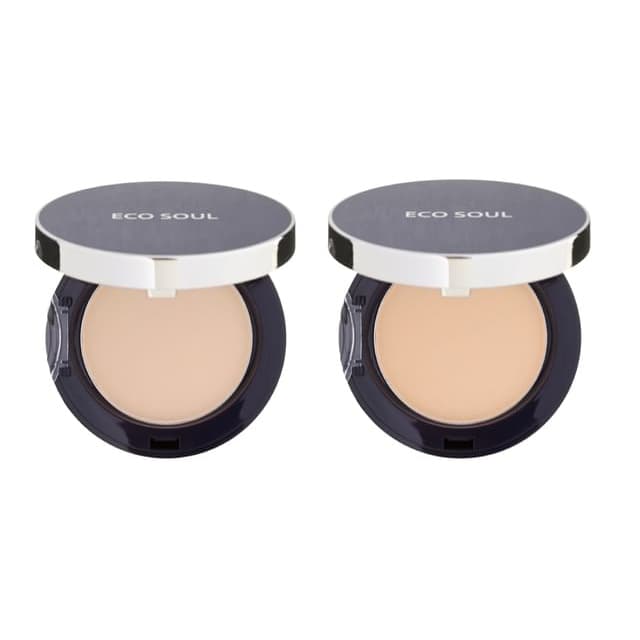 Eco Soul Perfect Cover Pact, #21 Light Beige
