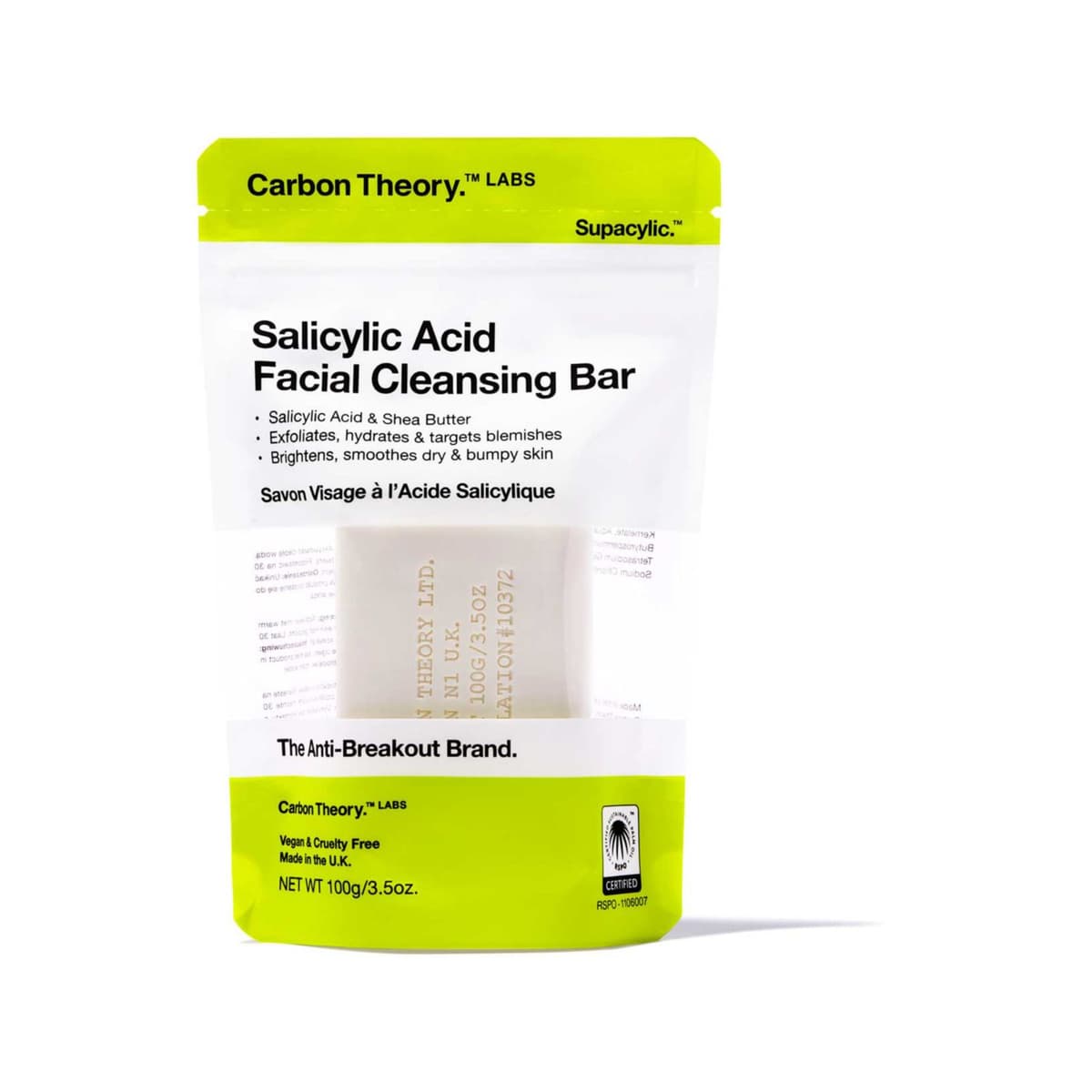 Salicylic Acid & Shea Butter Exfoliating Cleansing Bar