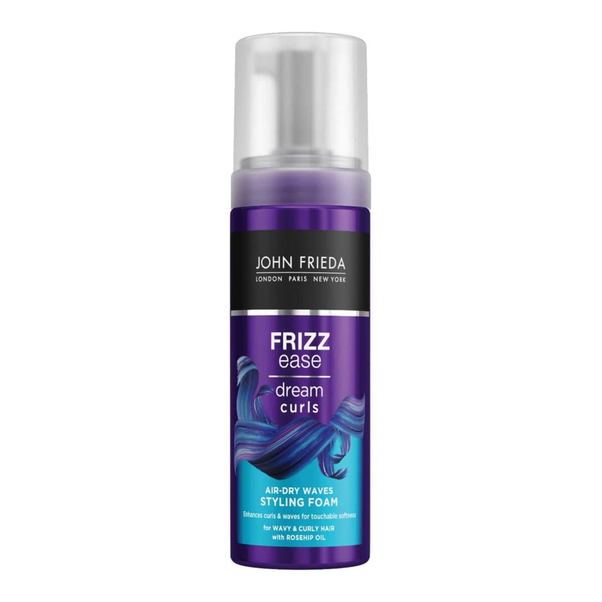 Frizz Ease Dream Curls Air Dry Waves Styling Foam for Naturally Wavy Hair