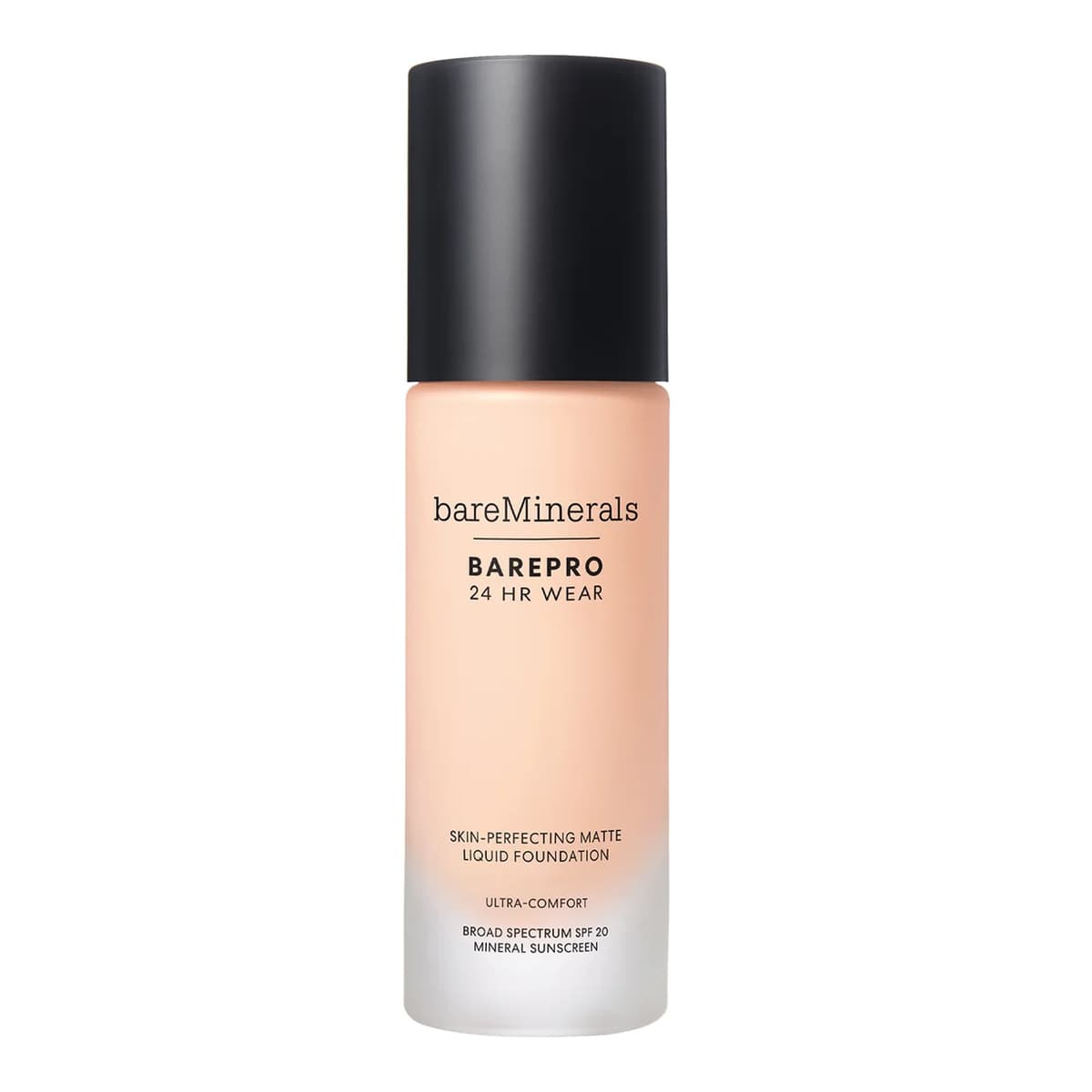 BAREPRO 24 Hour Matte Liquid Foundation Mineral SPF 20, Fair 10 Neutral