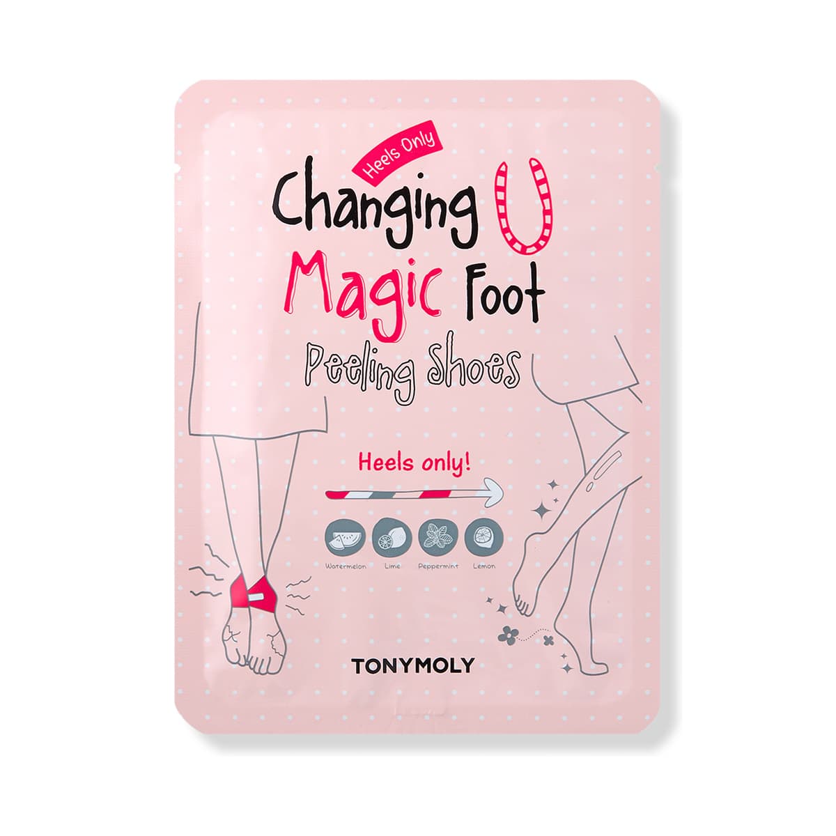 Changing U Magic Heel Peeling Shoes