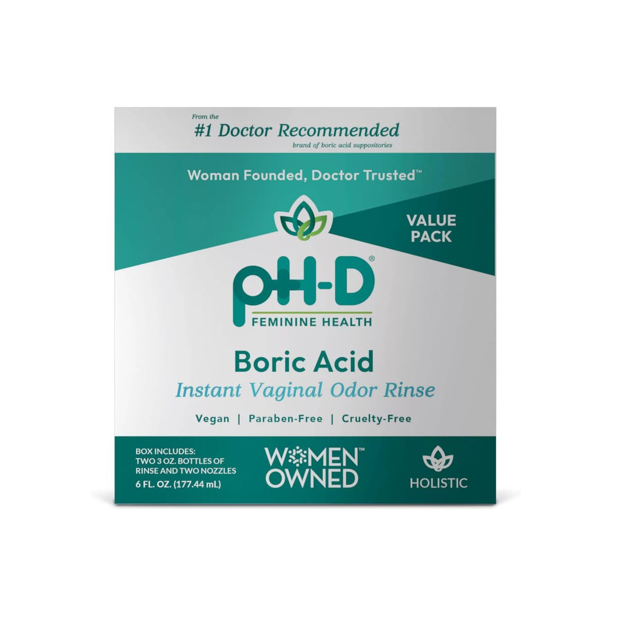 Boric Acid Instant Rinse - 2pk