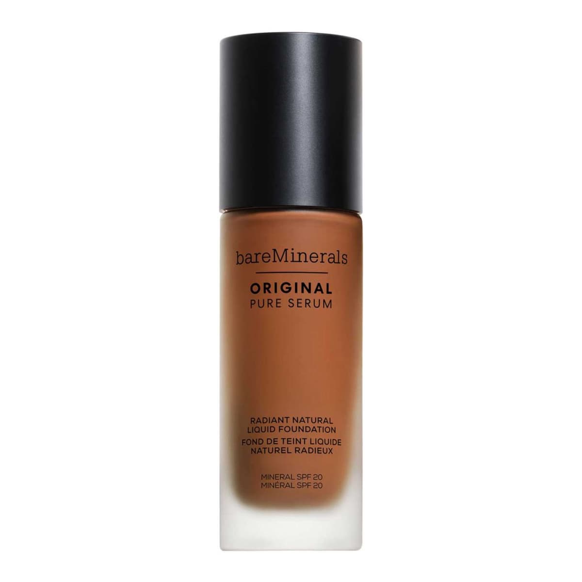ORIGINAL Pure Serum Radiant Natural Liquid Foundation Mineral SPF 20, Deep Warm 5