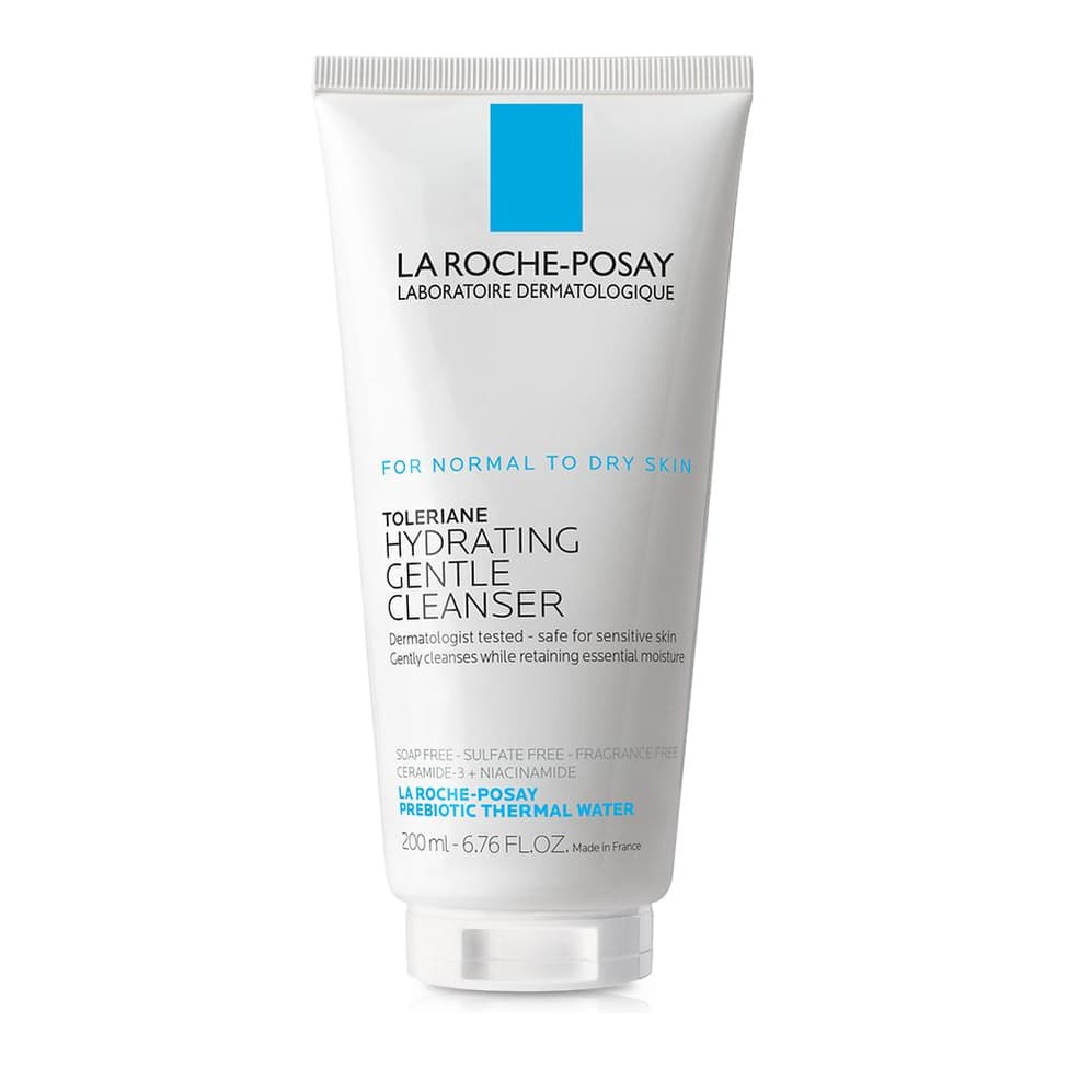 Toleriane Hydrating Gentle Face Cleanser for Normal to Dry Sensitive Skin