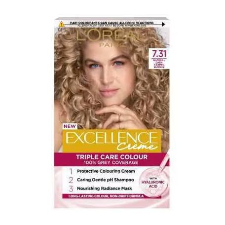Excellence Creme 7.31 Dark Caramel Blonde Hair Dye