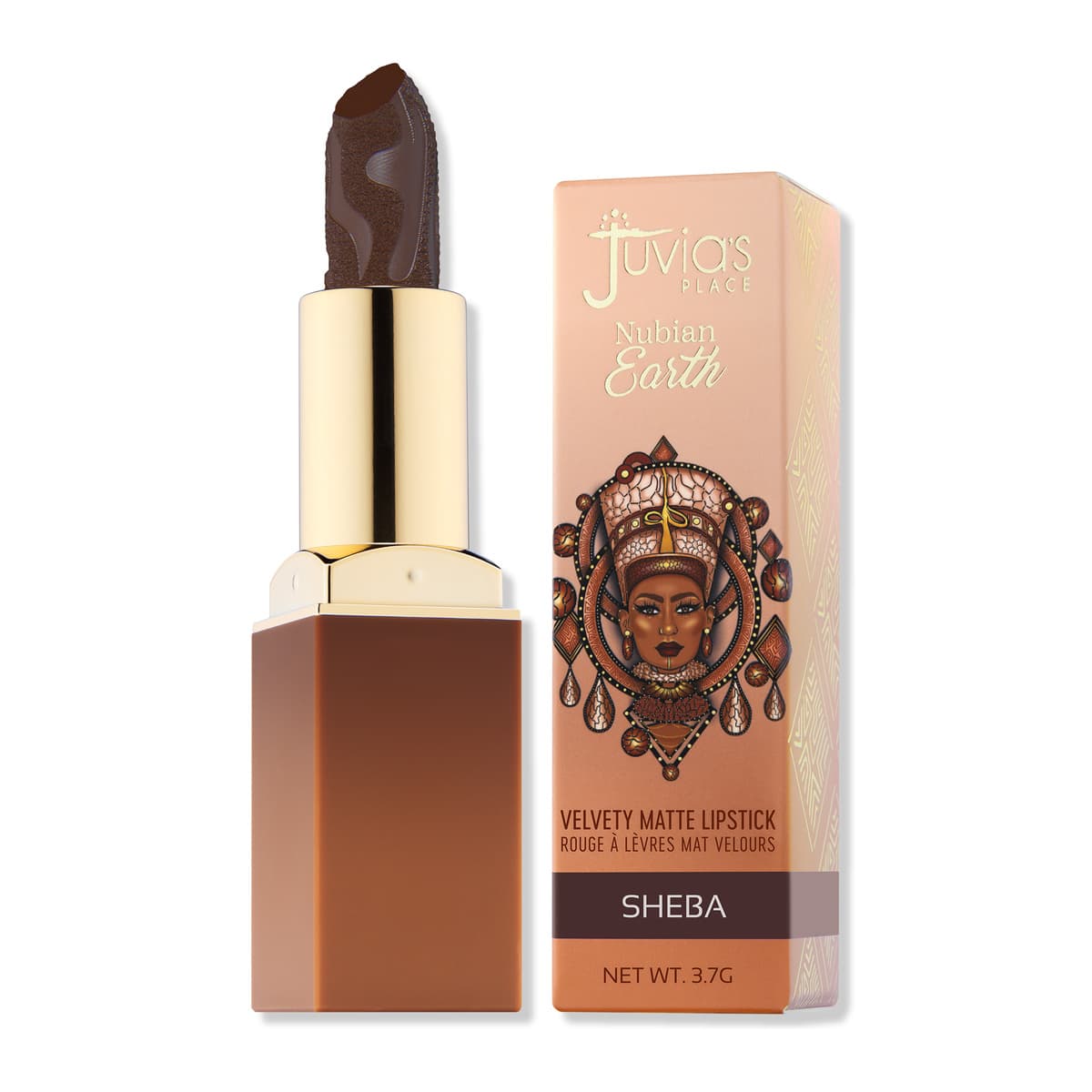 Nubian Earth Lipstick, Sheeba