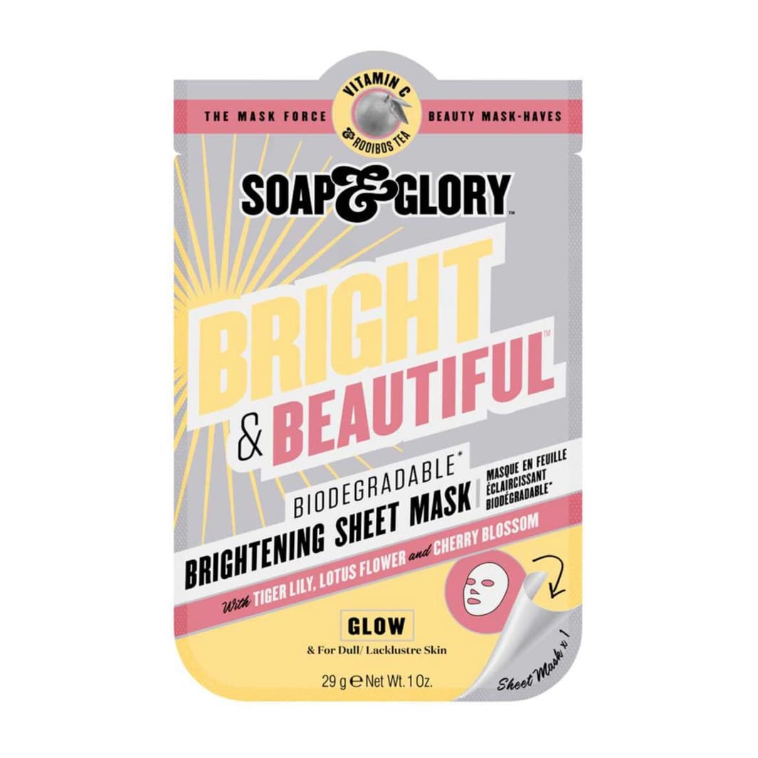 Bright + Beautiful Biodegradable Brightening Sheet Mask