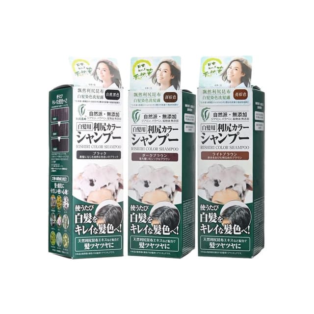 Rishiri Hair Color Shampoo, Light Brown