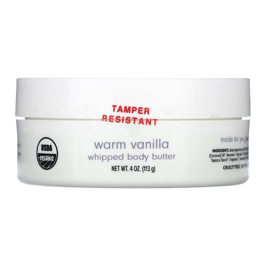 Ola Botanicals, Whipped Body Butter, Warm Vanilla