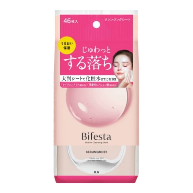 Bifesta Micellar Cleansing Sheet, Serum Moist